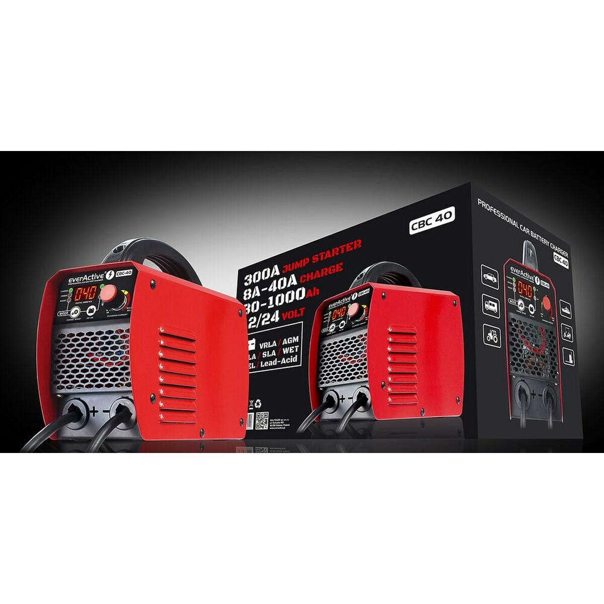 Batterilader EverActive CBC40